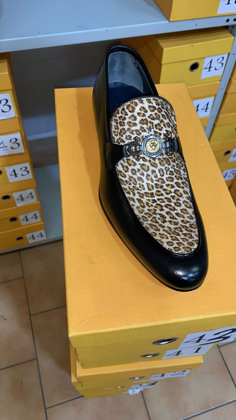 Leopard Skin Italian Shoe for Men